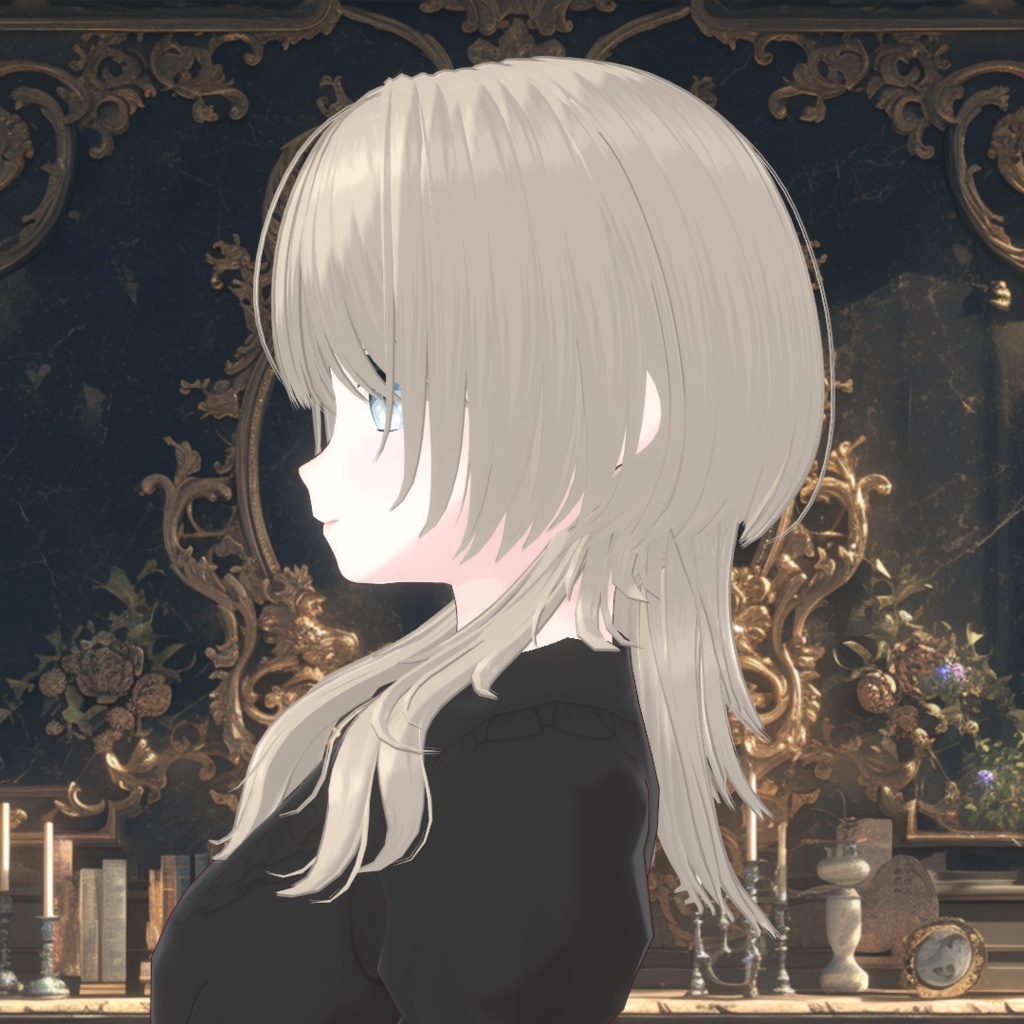 【VRoid】2Wayくらげヘア【ヘアープリセット】