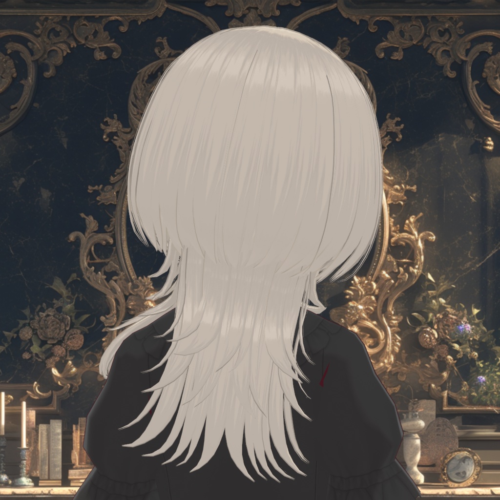 【VRoid】2Wayくらげヘア【ヘアープリセット】