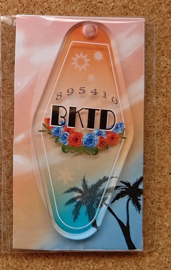 モーテルキーアクリルキーホルダー