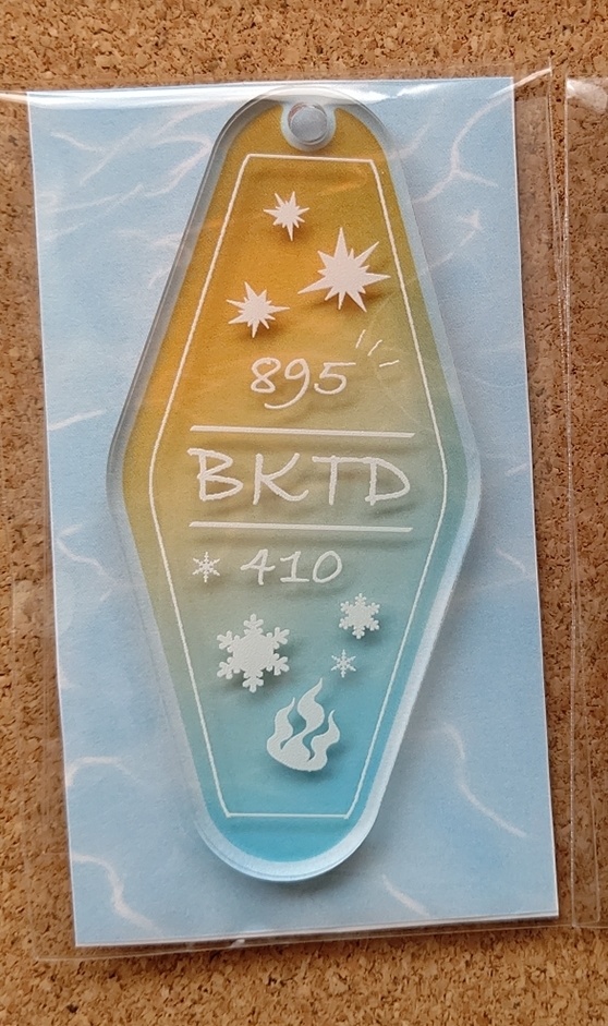 モーテルキーアクリルキーホルダー