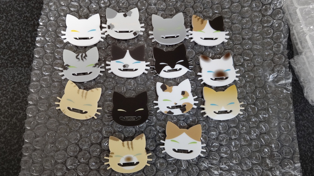 猫化 アクリルキーホルダー・スタンド