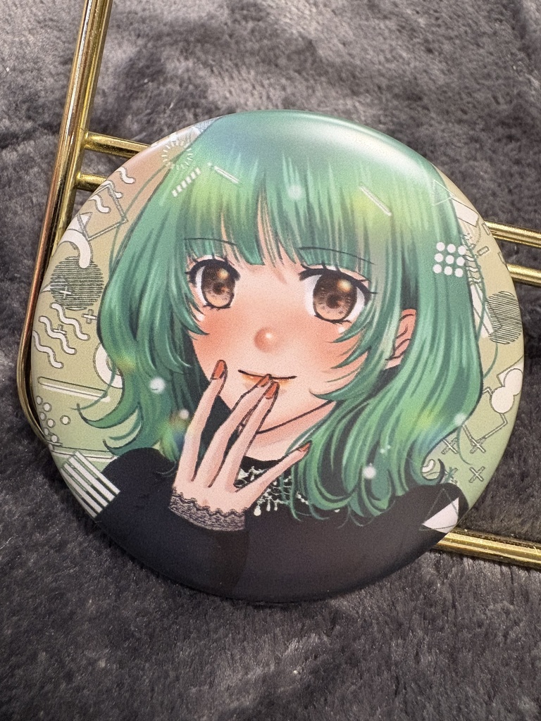 マット加工💚缶ミラー