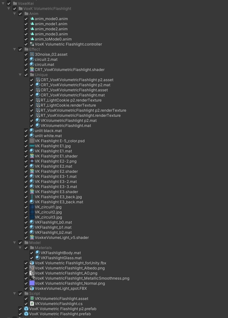 VoxK VolumetricFlashLight
