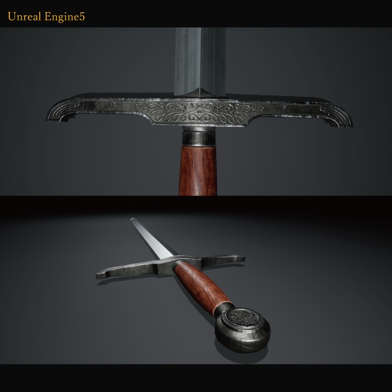 【3Dモデル】ブロードソード -Broadsword-