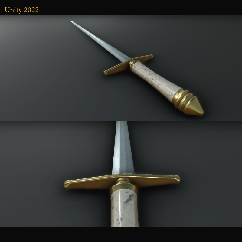 【3Dモデル】ブロードソード_儀礼用 -Broadsword for ceremony-