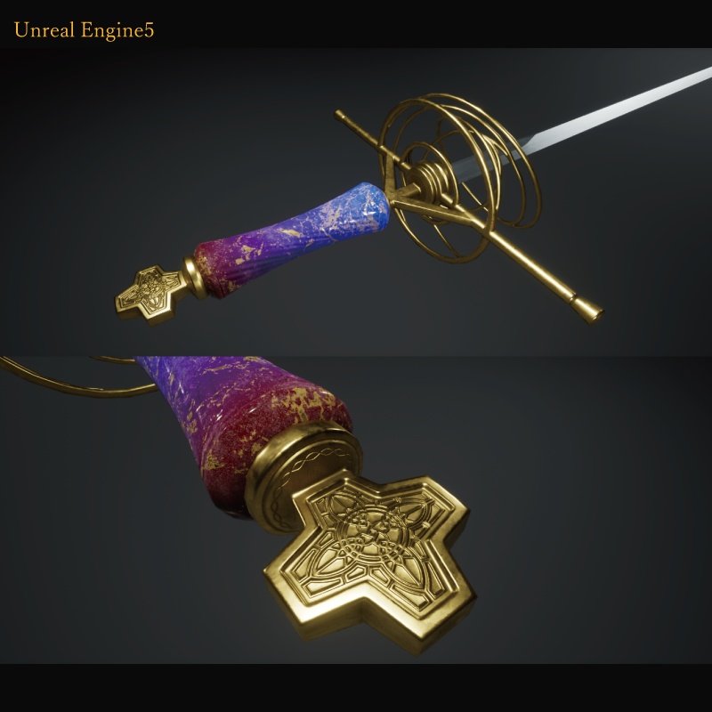 【3Dモデル】聖剣アトーンメント -Atonement-