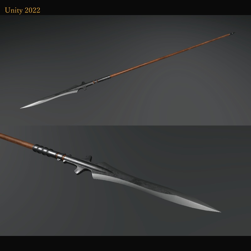 【3Dモデル】ヘビースピア -Heavy spear-