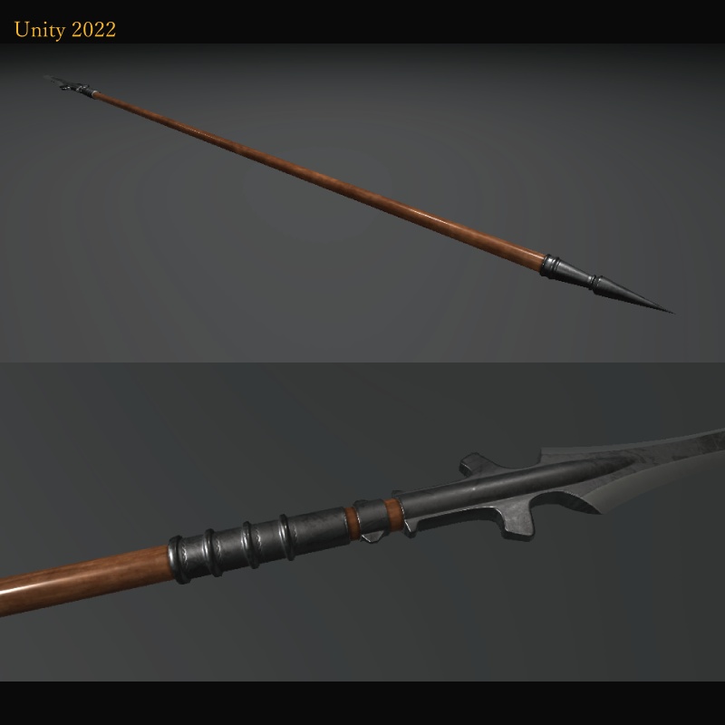 【3Dモデル】ヘビースピア -Heavy spear-