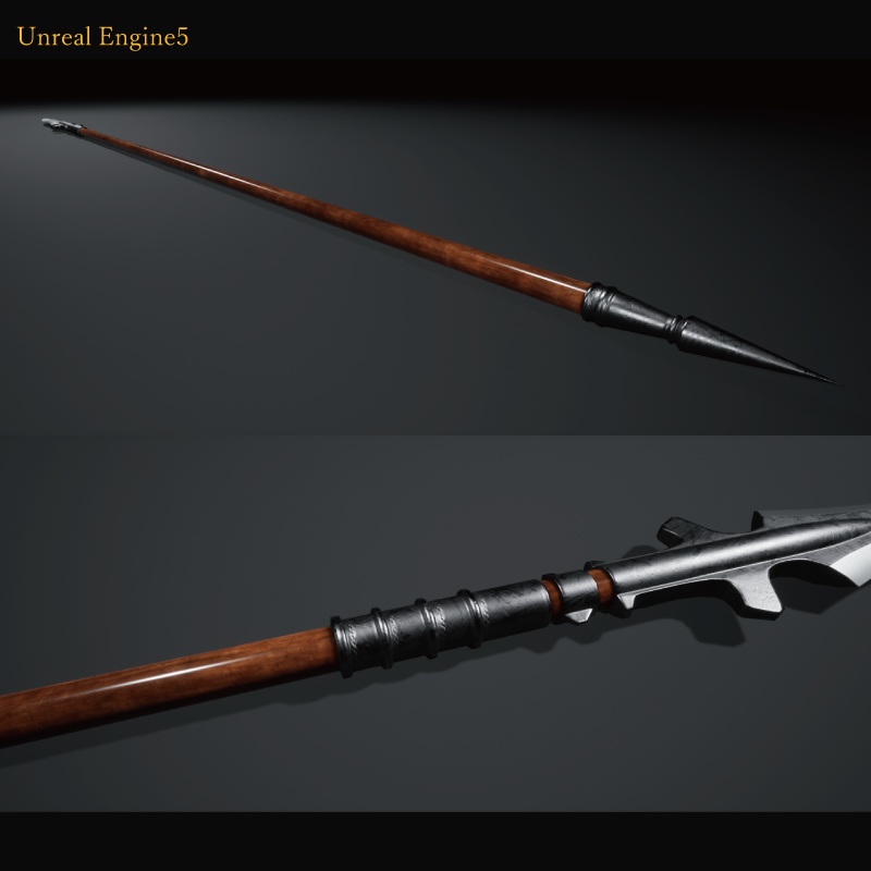 【3Dモデル】ヘビースピア -Heavy spear-