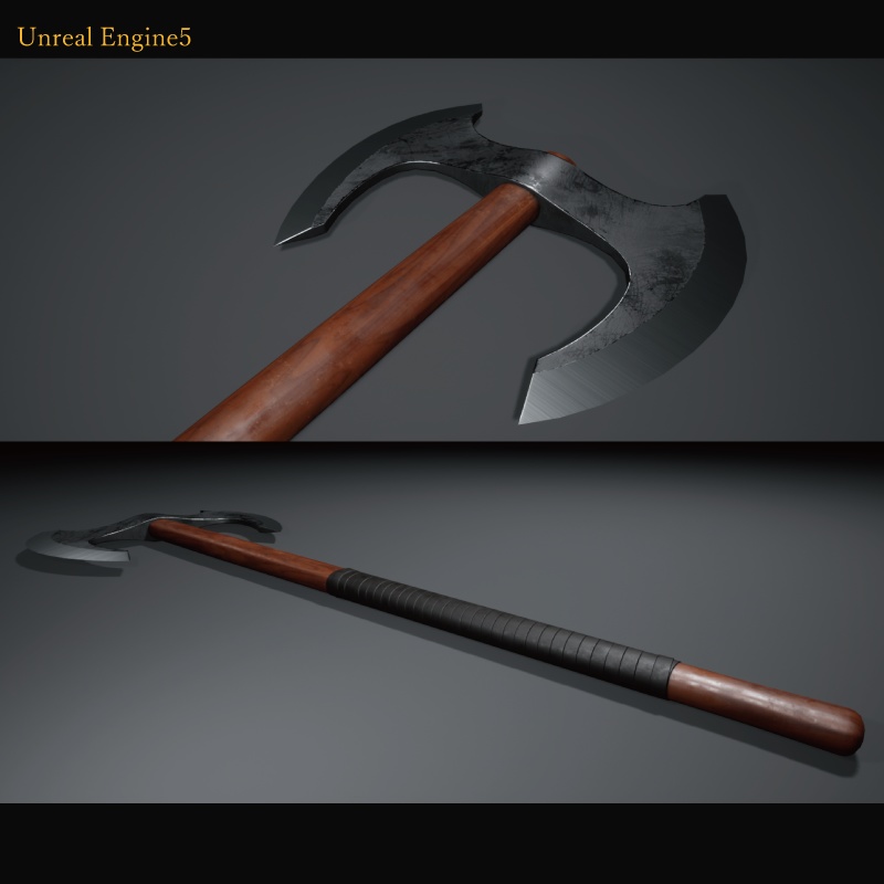 【3Dモデル】バトルアックス -Battleaxe-
