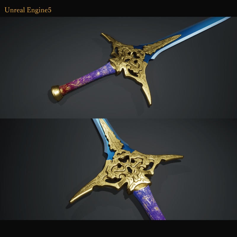 【3Dモデル】聖剣フォービダンス