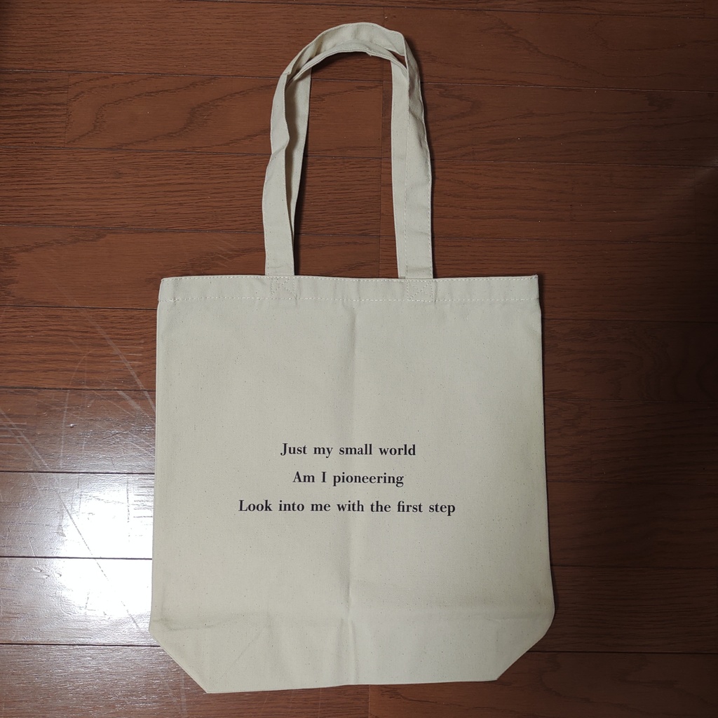 トートバッグ 『ココロクオリア』英訳歌詞