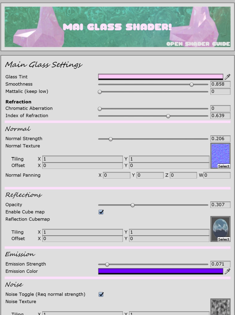 Mai Glass Shader!