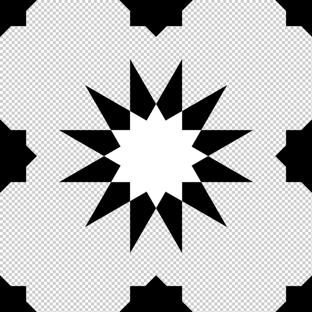 【試用品】アラビアンタイル・ゼリージュパターン素材集