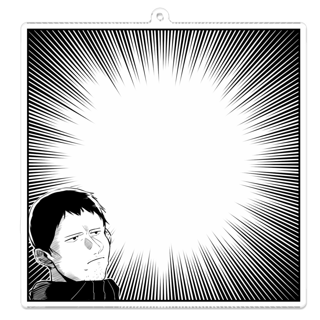 KK困惑アクリルキーホルダー