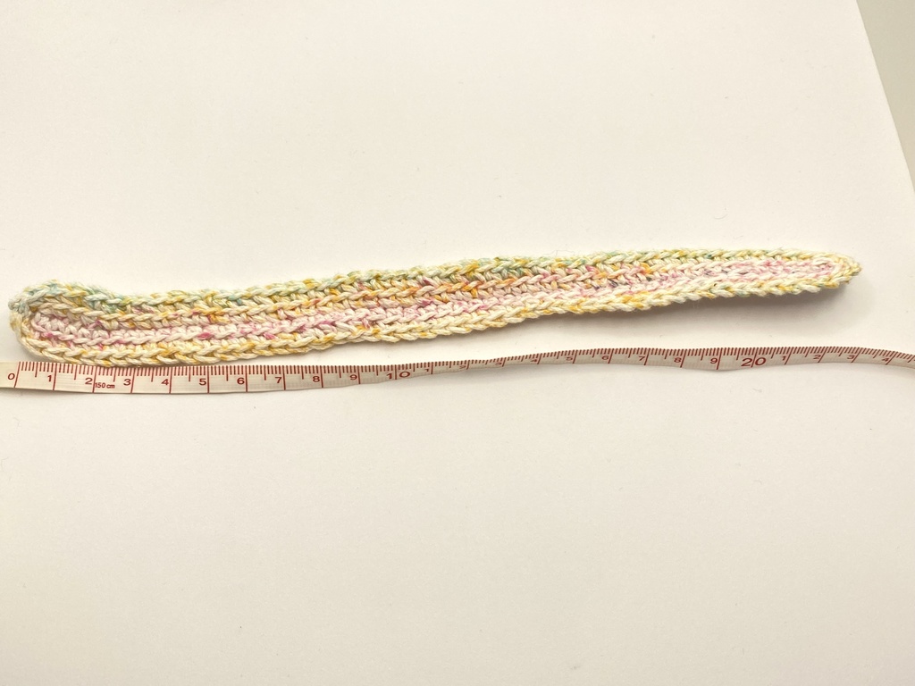 手編みのぬいマフラー colorNo.3