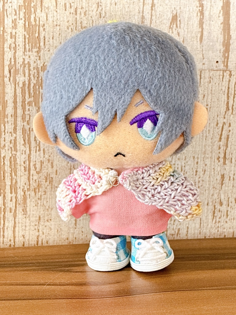 オーロラカラーポンチョ