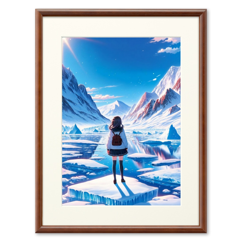 旅する女子高生（北極）- プリモアート