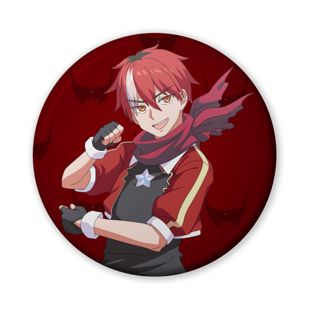 エイプリルフール「超新星爆発テラギャラクティカ 」万丈剛缶バッチ56mm