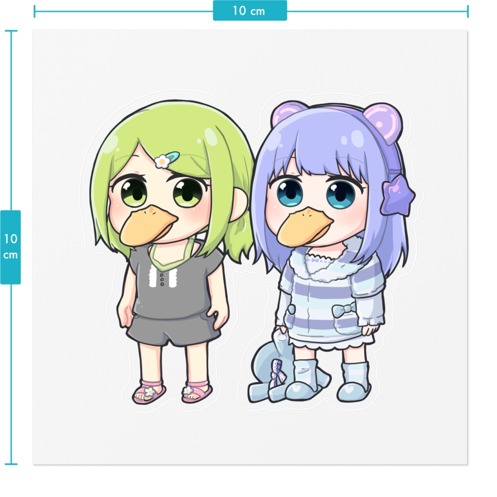 【非公式】ステッカー【#にじそうさく09】