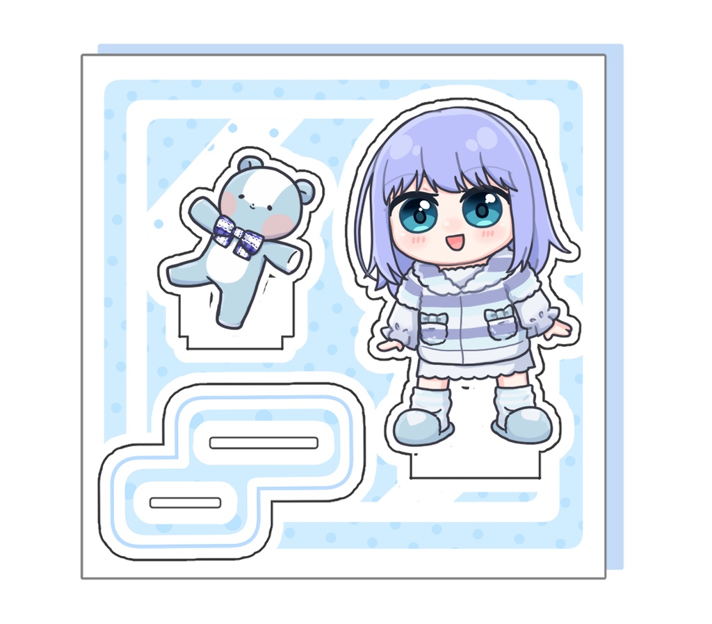 【非公式】フレーム付きアクリルスタンド【#にじそうさく10】