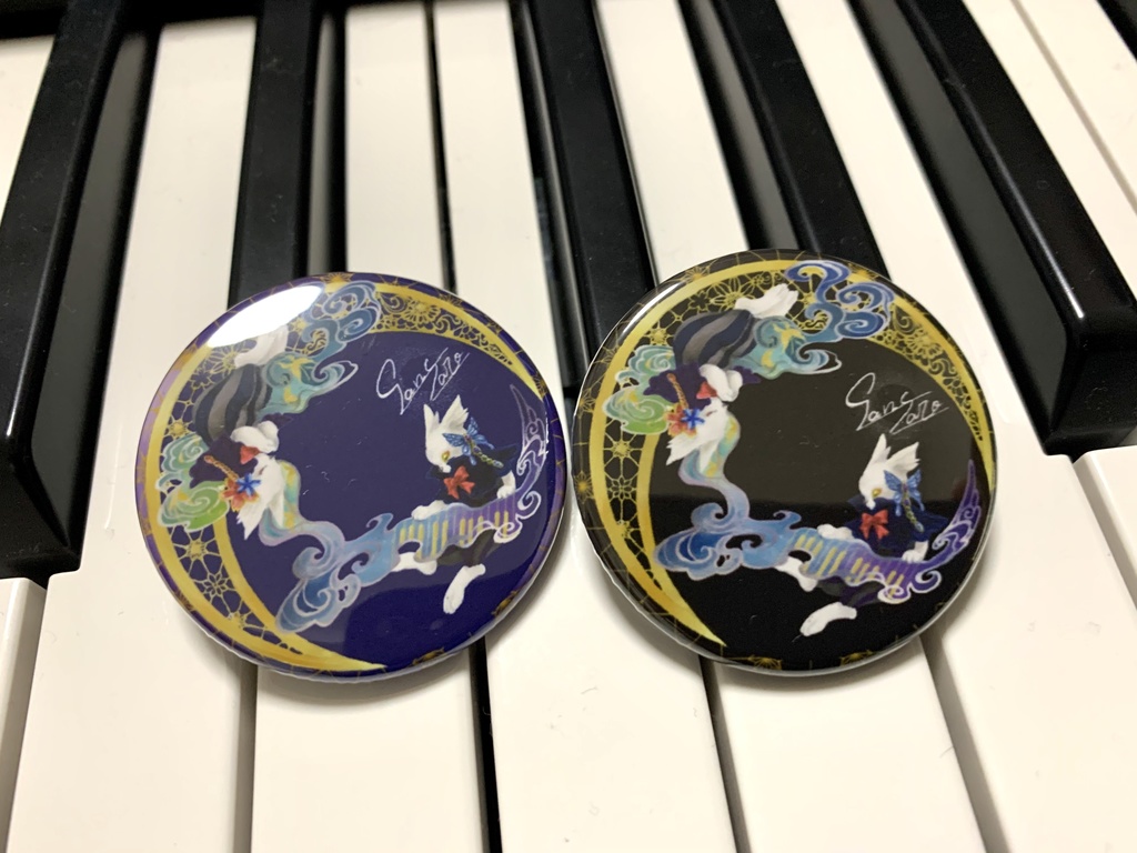 三叉路缶バッジ