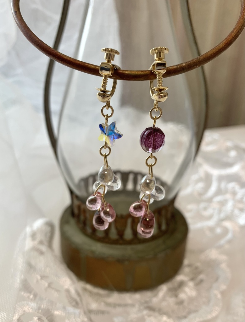 イメージアクセサリー「三叉路」イヤリング・ピアス