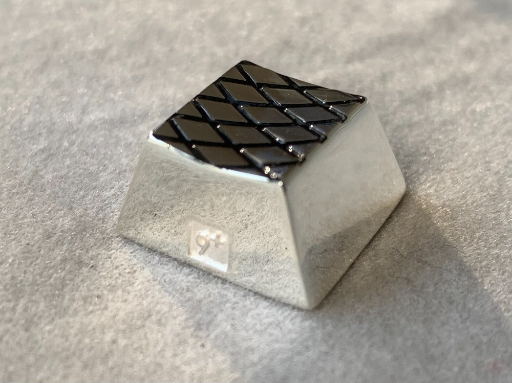 スターリングシルバーキーキャップ - Mesh