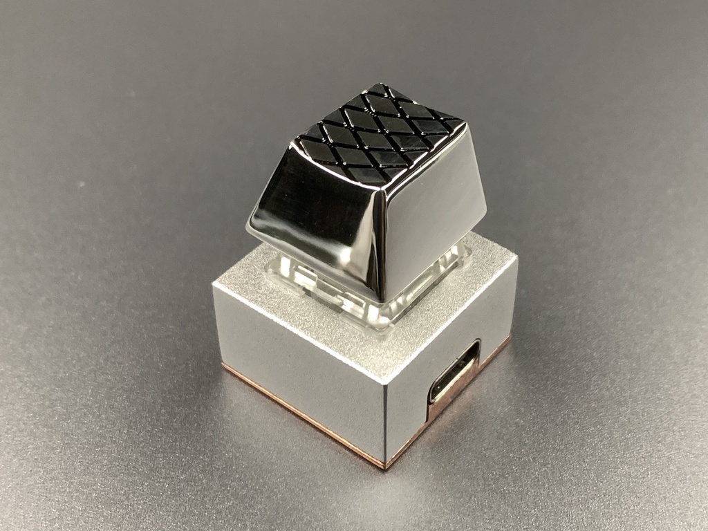 スターリングシルバーキーキャップ - Mesh