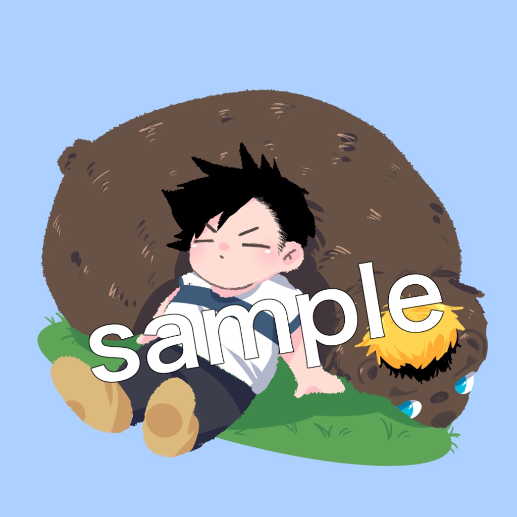 かたぎりとクマろくげんさんアクキー