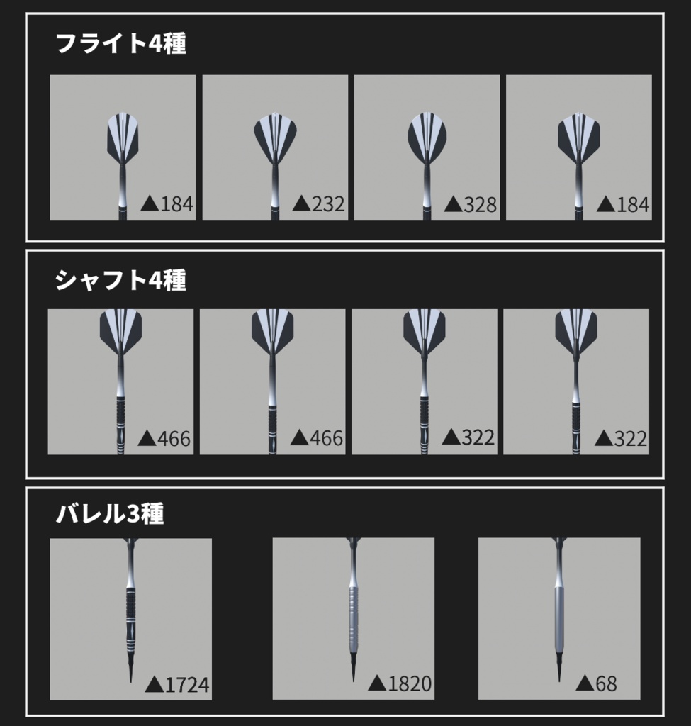 【3Dモデル】Darts