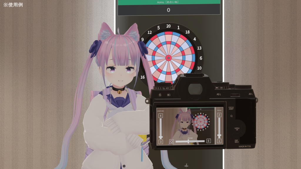 【VRChat Udonギミック】Aoinu Camera