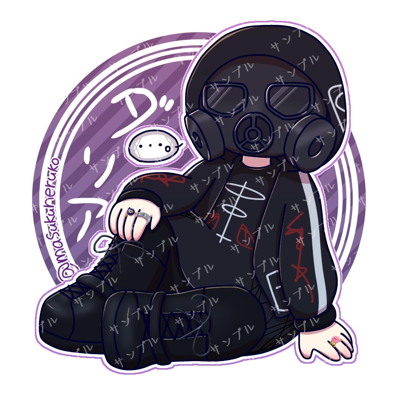 横閉家アクリルキーホルダー