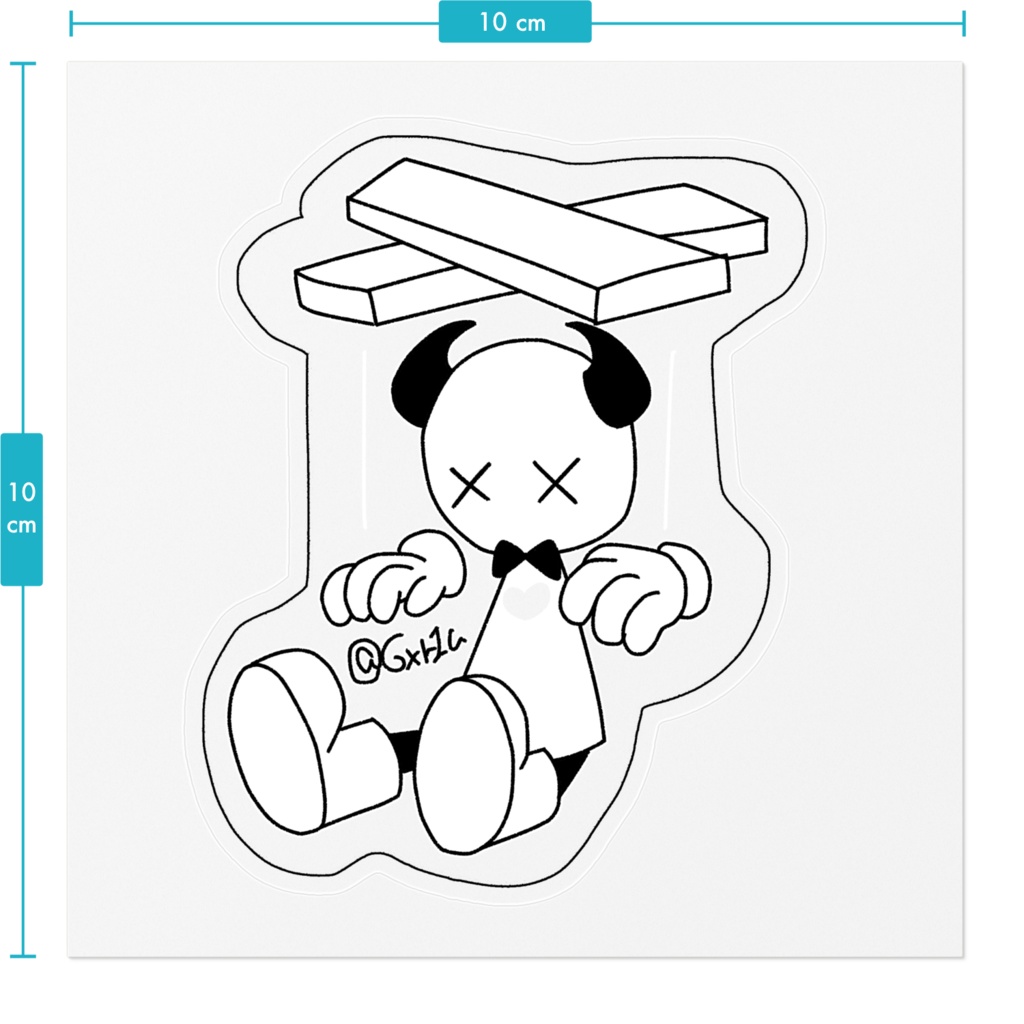 ツノの子操りステッカー