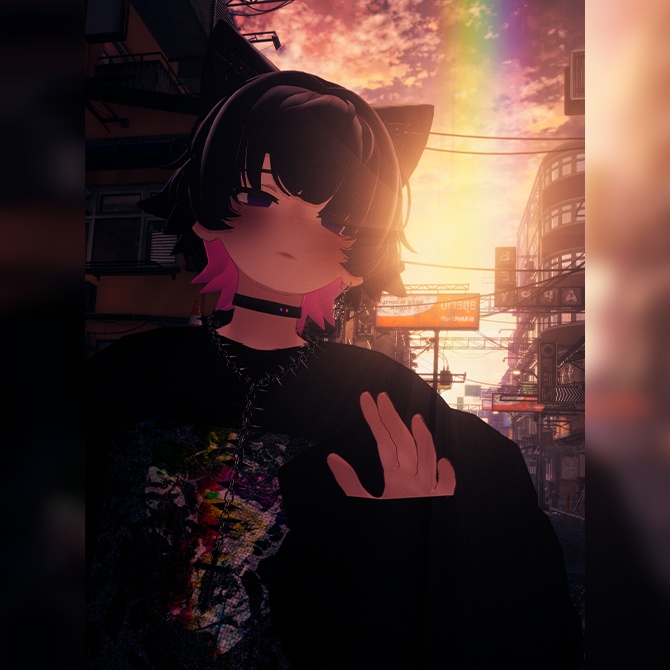 【Toah対応】病みっぽメイク【メイクテクスチャ】 #Lana_Puff