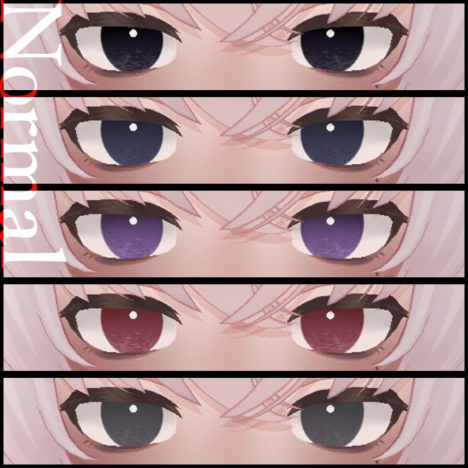 【Toah対応】病みっぽメイク【メイクテクスチャ】 #Lana_Puff