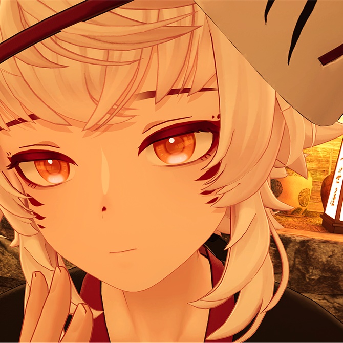 紅狐メイクテクスチャ【Toah対応】 #Lana_Puff