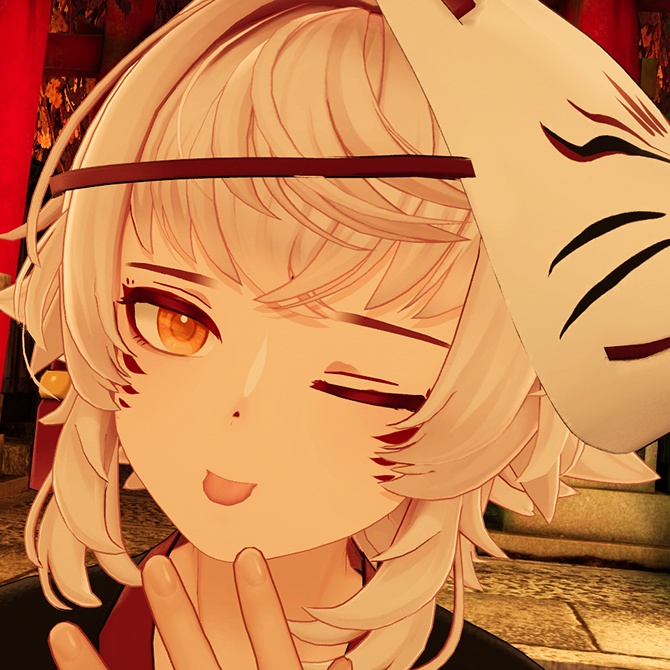 紅狐メイクテクスチャ【Toah対応】 #Lana_Puff