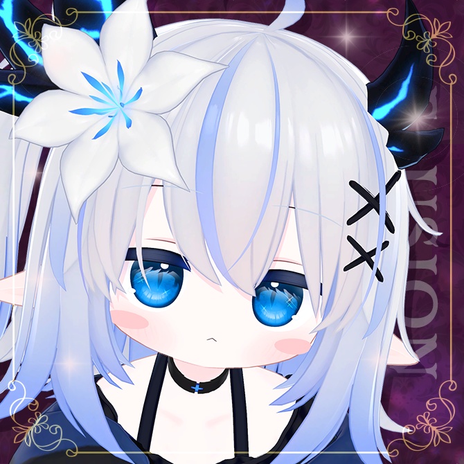 Glow Vamp Eye Texture【10アバター対応】 #Lana_Puff