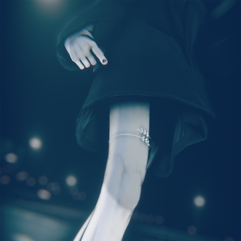 【5/30までセール・ショップフォロワー無料配布中】Brin de Fleur -ブラン・ド・フルール- アームカフ 【VRChat向け3Dアクセサリー】 #Lana_Puff