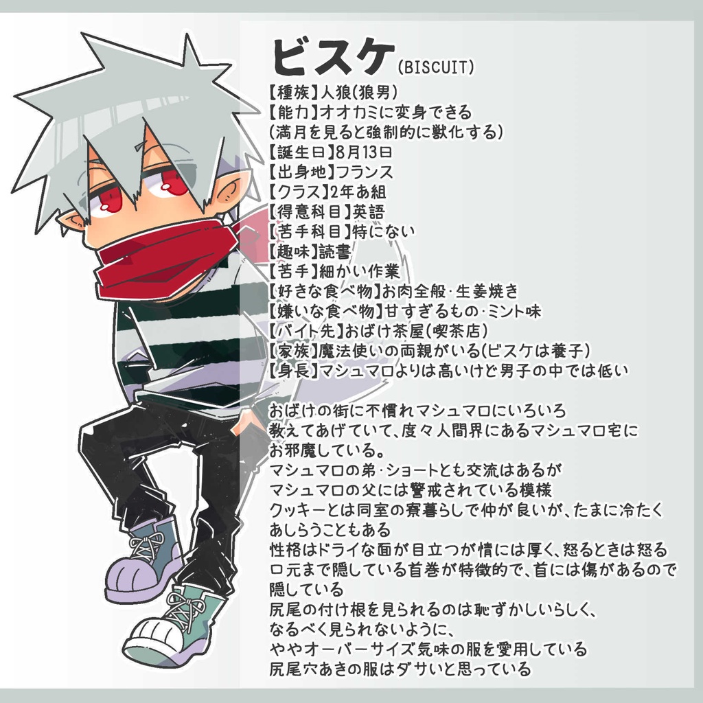 ２年あ組キャラプロフィール