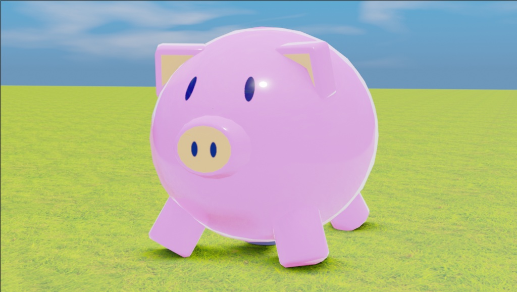 豚の貯金箱ver2