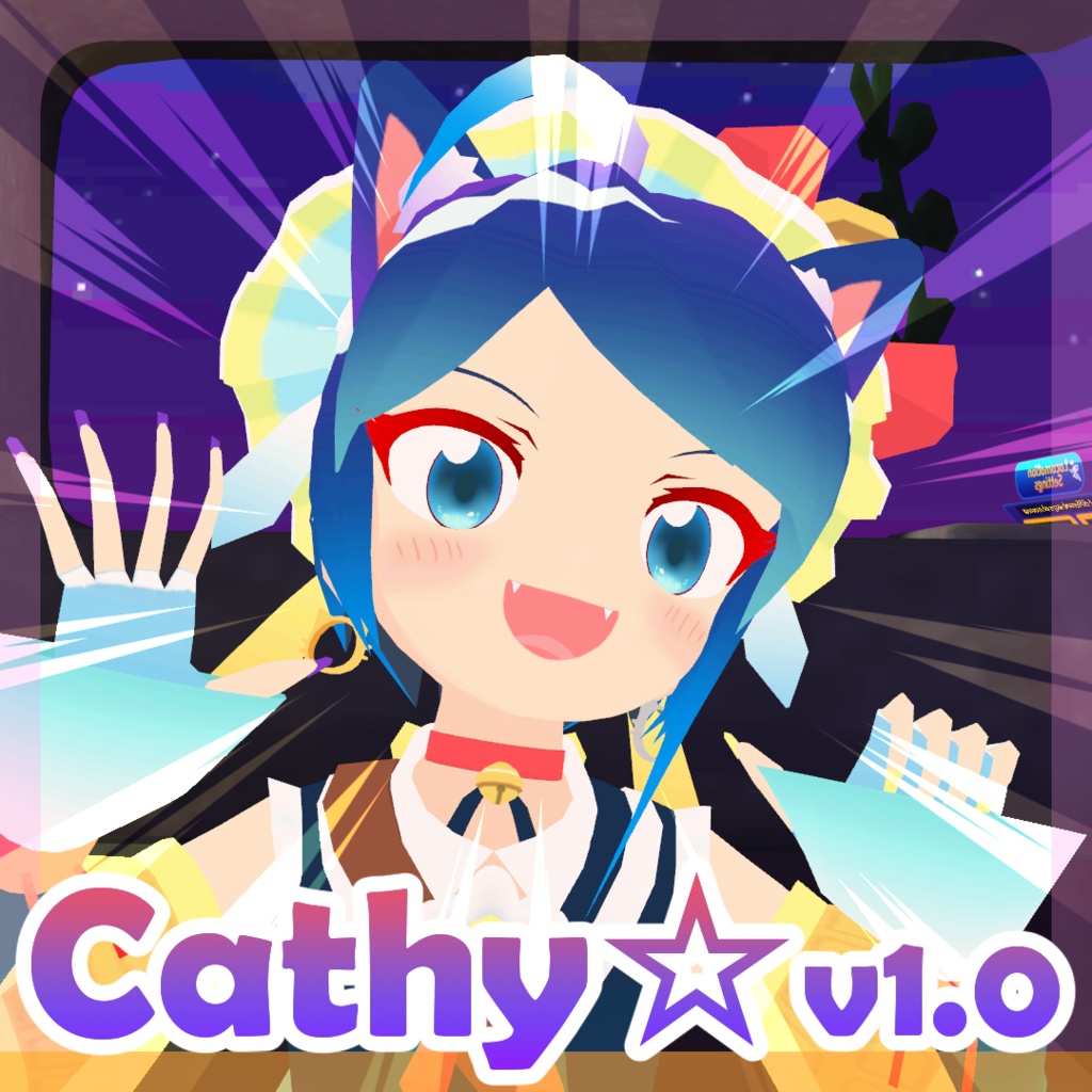 オリジナルVRCアバター『Cathy☆ ver1.0』
