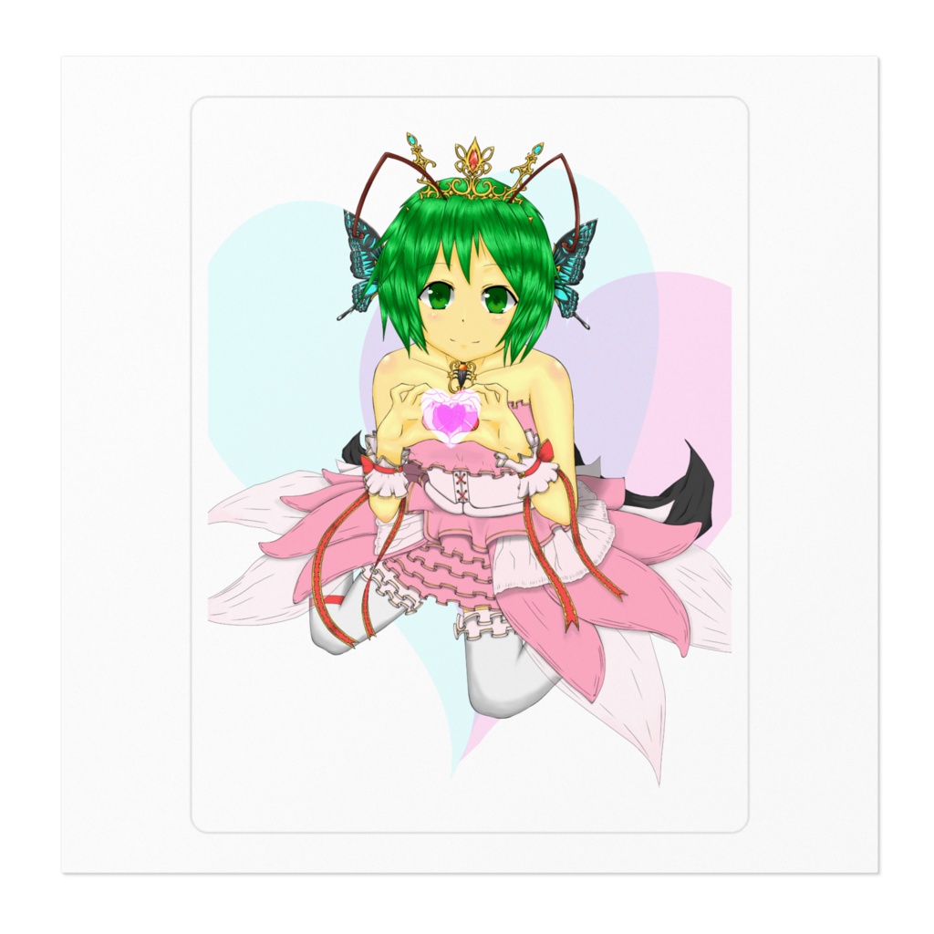 キュンキュン姫リグルステッカー