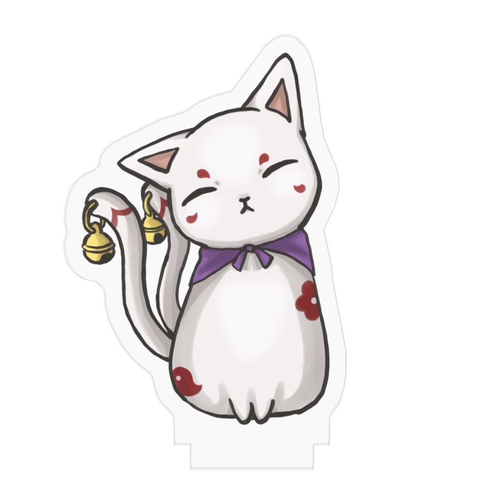 ねこまたさん アクリルフィギュア