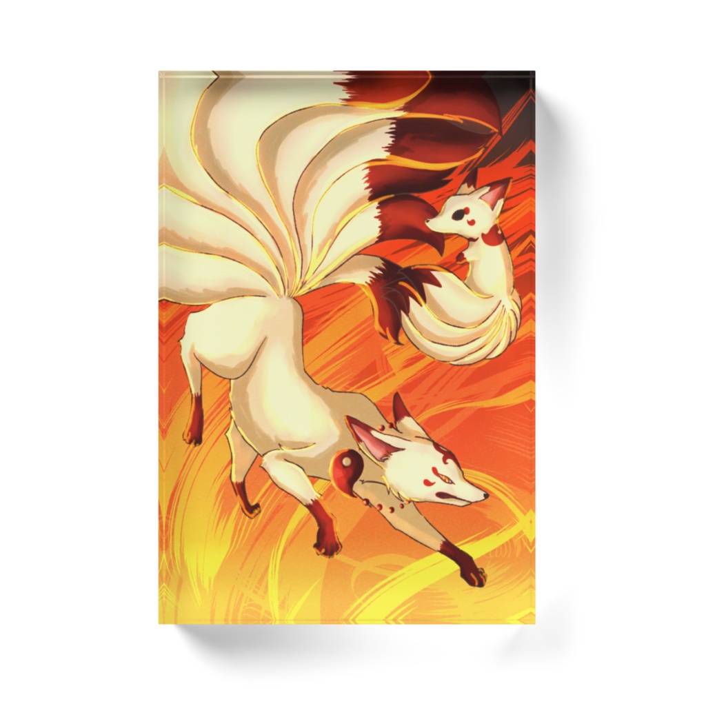 キュウビさん アクリルブロック