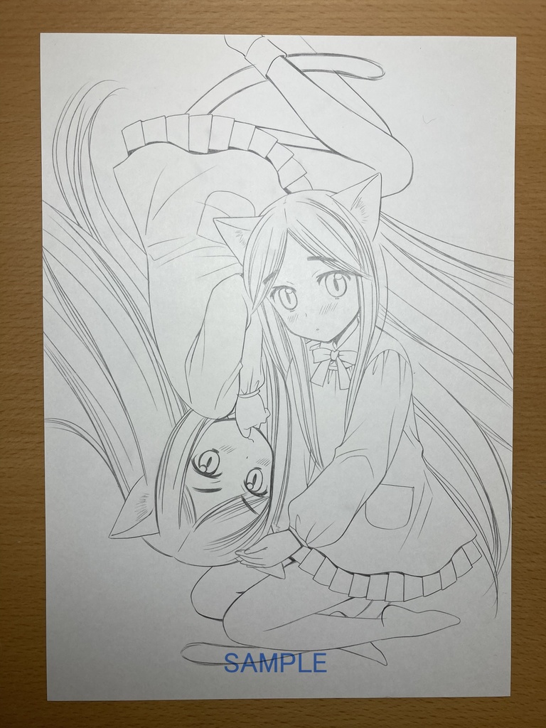 同人誌「ねこねこ線画セット」