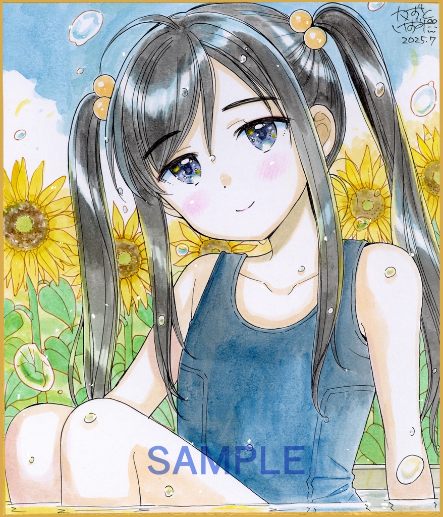 【受注生産】手描き中色紙「オリジナルリクエスト」