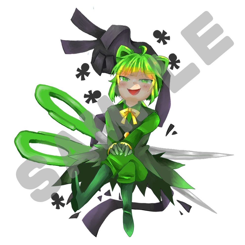 オリキン擬人化ハサミ　アクリルスタンド