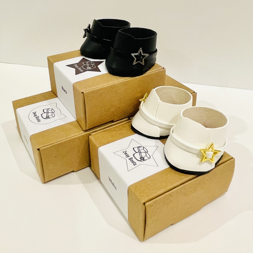 15cmぬい用　2way ブーツ（星）